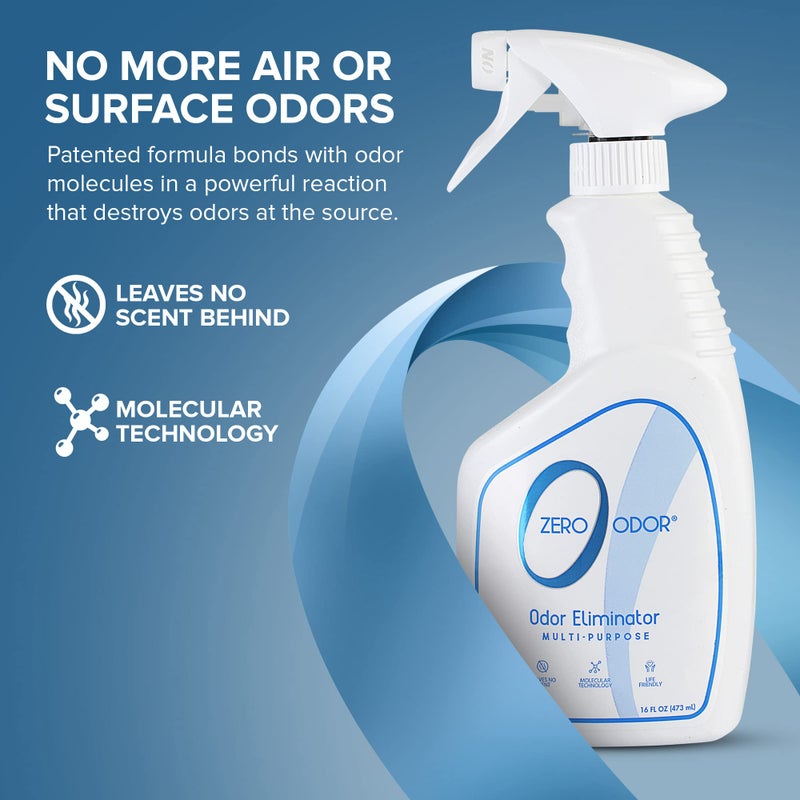 Zero Odor - Multi-Purpose Strong Odor Eliminator for Home, Office, Car, Bathroom, Hotel, Room Deodorizer, and Odor Neutralizer, 16oz - Image 3